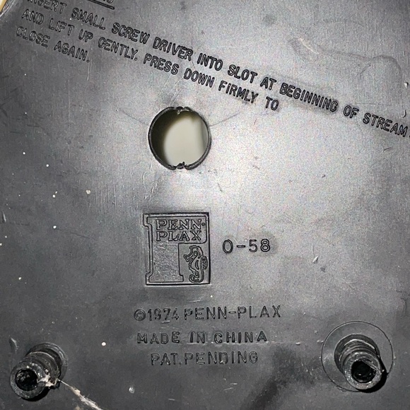 Penn Plax Vintage 1974 Oriental Water Mill Fish Tank Aerator - Picture 9 of 9